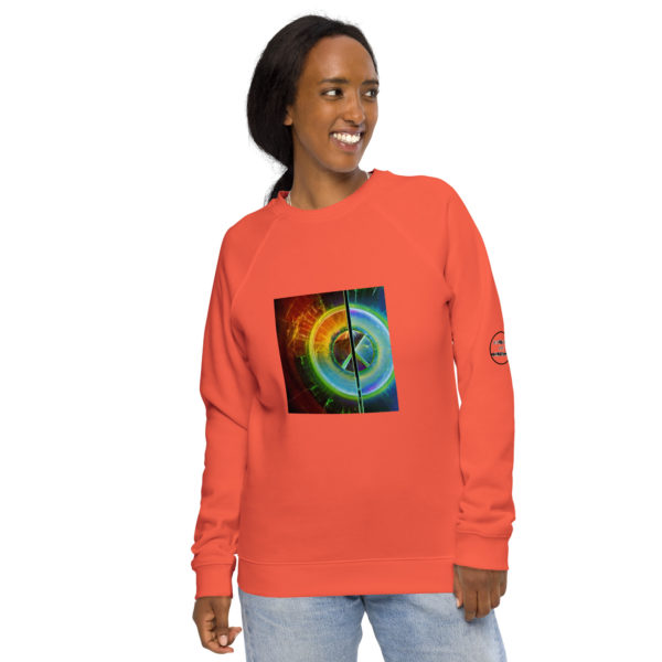 Unisex organic raglan sweatshirt - Image 16