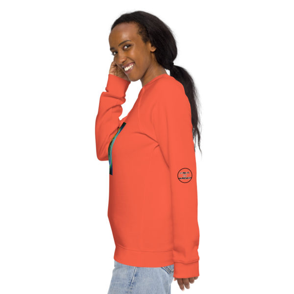 Unisex organic raglan sweatshirt - Image 17