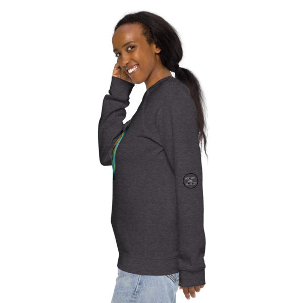 Unisex organic raglan sweatshirt - Image 13