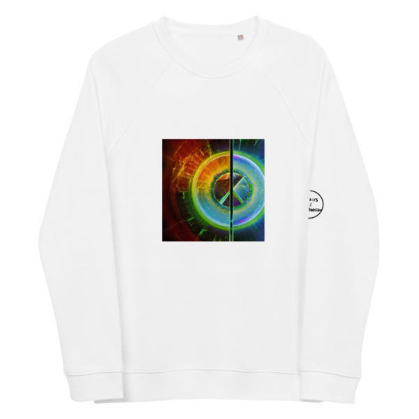 Unisex organic raglan sweatshirt - Image 7