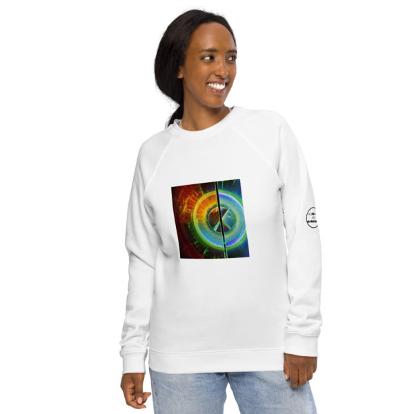 Unisex organic raglan sweatshirt - Image 18