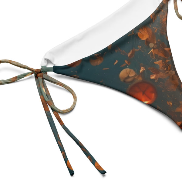 All-over print recycled string bikini bottom - Image 4
